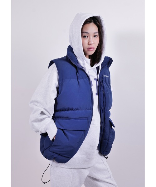 APPLEBUM(アップルバム)の「Puff Vest(ダウンベスト・メンズ・ブラック/ダークブルー・X-LARGE/LARGE/MEDIUM)」の13枚目の写真