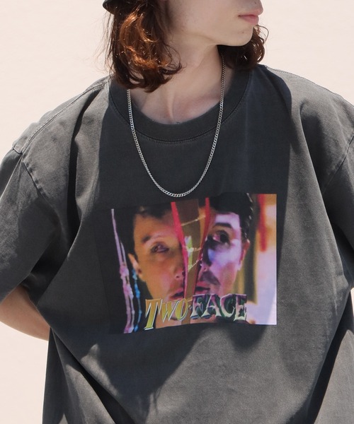 LONELY/論理（ロンリー）の「LONELY(論理)/ロンリー TWO FACE TEE Tシャツ 両面プリント（Tシャツ/カットソー・メンズ・ホワイト/レッド/ブラック・M/L/XL）」の3枚目の写真