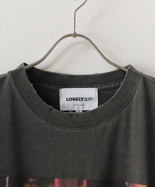 LONELY/論理（ロンリー）の「LONELY(論理)/ロンリー TWO FACE TEE Tシャツ 両面プリント（Tシャツ/カットソー・メンズ・ホワイト/レッド/ブラック・M/L/XL）」の19枚目の写真