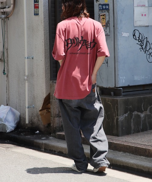 LONELY/論理（ロンリー）の「LONELY(論理)/ロンリー TWO FACE TEE Tシャツ 両面プリント（Tシャツ/カットソー・メンズ・ホワイト/レッド/ブラック・M/L/XL）」の18枚目の写真