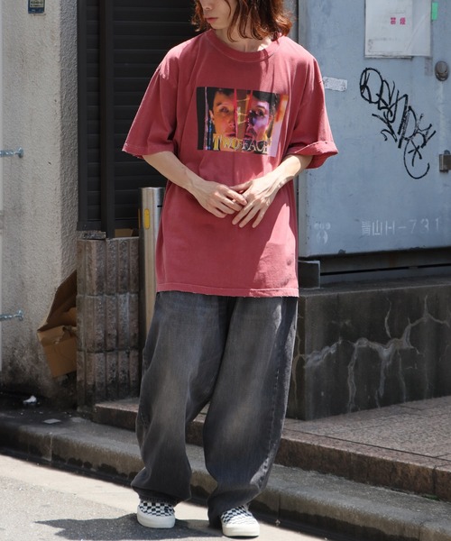 LONELY/論理（ロンリー）の「LONELY(論理)/ロンリー TWO FACE TEE Tシャツ 両面プリント（Tシャツ/カットソー・メンズ・ホワイト/レッド/ブラック・M/L/XL）」の17枚目の写真