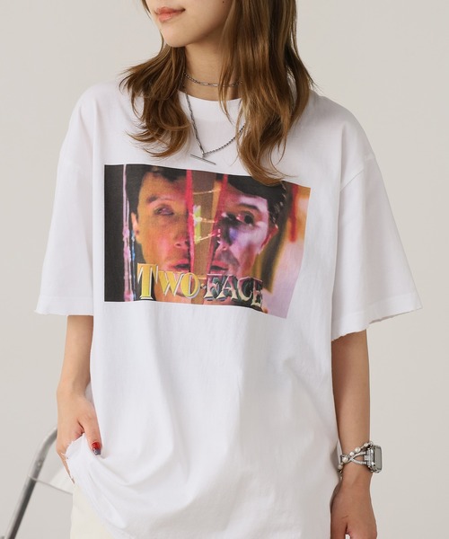 LONELY/論理（ロンリー）の「LONELY(論理)/ロンリー TWO FACE TEE Tシャツ 両面プリント（Tシャツ/カットソー・メンズ・ホワイト/レッド/ブラック・M/L/XL）」の7枚目の写真