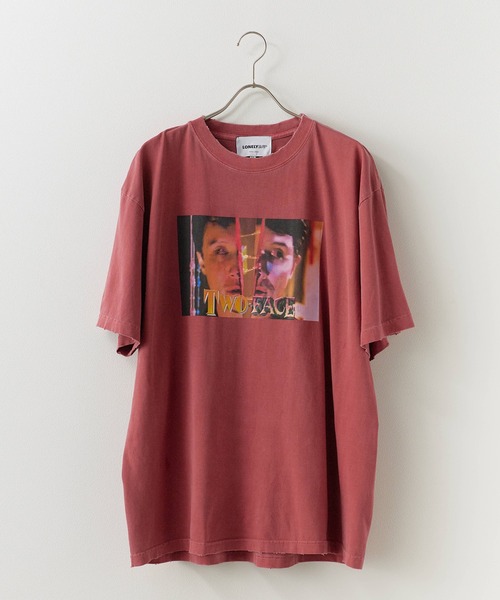 LONELY/論理（ロンリー）の「LONELY(論理)/ロンリー TWO FACE TEE Tシャツ 両面プリント（Tシャツ/カットソー・メンズ・ホワイト/レッド/ブラック・M/L/XL）」の14枚目の写真