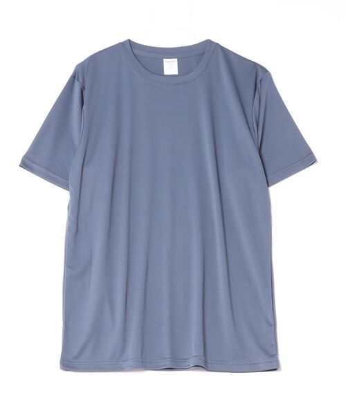 CERCA(チェルカ)の「United Athle/4.4オンス ドライスムース リサイクルポリエステル Tシャツ(Tシャツ/カットソー・メンズ・ブラック/スモークグレー/ネイビー/グレイッシュブルー/インディゴブルー・LARGE/SMALL/MEDIUM/X-LARGE)」の5枚目の写真