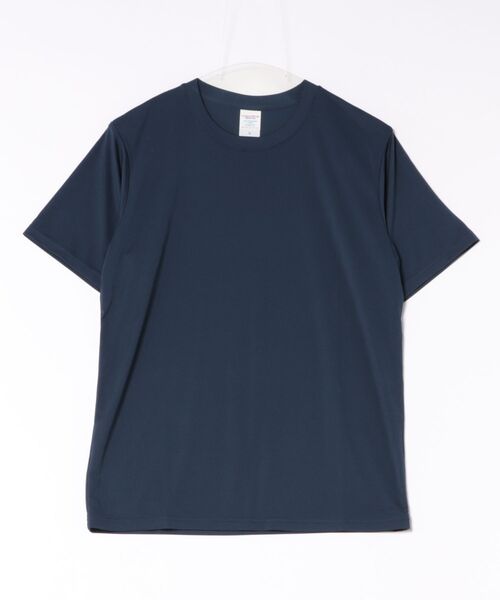 CERCA(チェルカ)の「United Athle/4.4オンス ドライスムース リサイクルポリエステル Tシャツ(Tシャツ/カットソー・メンズ・ブラック/スモークグレー/ネイビー/グレイッシュブルー/インディゴブルー・LARGE/SMALL/MEDIUM/X-LARGE)」の4枚目の写真
