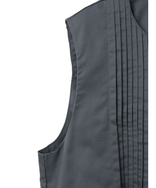 mizuiroind（ミズイロインド）の「mizuiro ind クルーネックピンタックワンピース（ワンピース・レディース・ブルー/ブラック/チャコールグレー・FREE）」の21枚目の写真