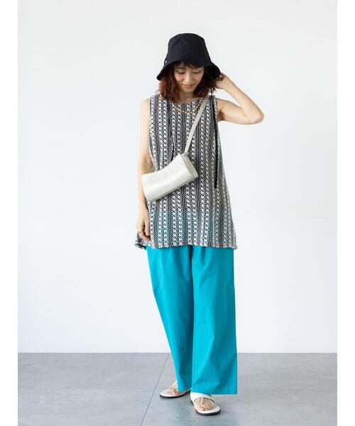 Lugnoncure（ルノンキュール）の「ラッセルレースノースリチュニック（その他トップス・レディース・ブラック/キナリ/オフホワイト・F）」の4枚目の写真