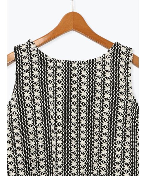 Lugnoncure（ルノンキュール）の「ラッセルレースノースリチュニック（その他トップス・レディース・ブラック/キナリ/オフホワイト・F）」の20枚目の写真