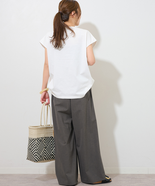 JOURNAL STANDARD relume(ジャーナルスタンダード レリューム)の「《追加》【MULTI FUNC+】 防シワ / 接触冷感 / 2wayストレッチイージー(その他パンツ・レディース・チャコールグレー・38/36)」の4枚目の写真