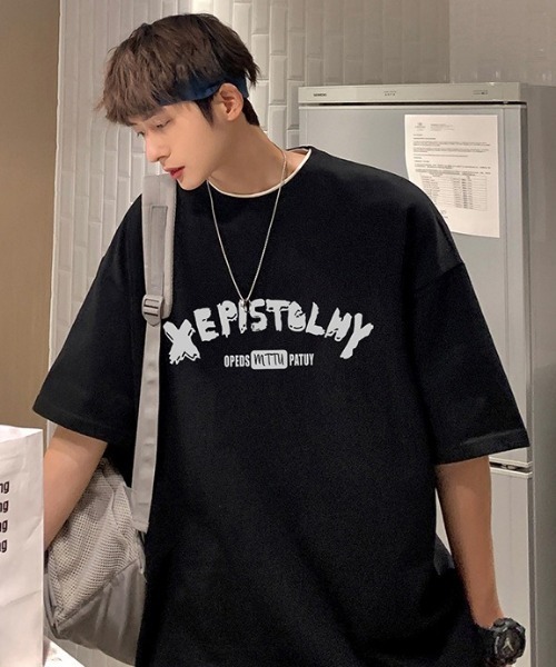 MGV(エムジーヴィー)の「シンプルプリントカットソー(Tシャツ/カットソー・メンズ・ホワイト/ブラック/グレー/ブルー・MEDIUM/LARGE/X-LARGE)」の10枚目の写真