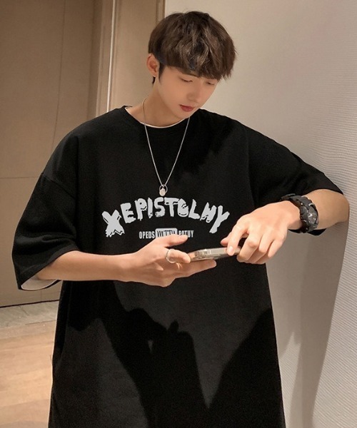 MGV(エムジーヴィー)の「シンプルプリントカットソー(Tシャツ/カットソー・メンズ・ホワイト/ブラック/グレー/ブルー・MEDIUM/LARGE/X-LARGE)」の13枚目の写真