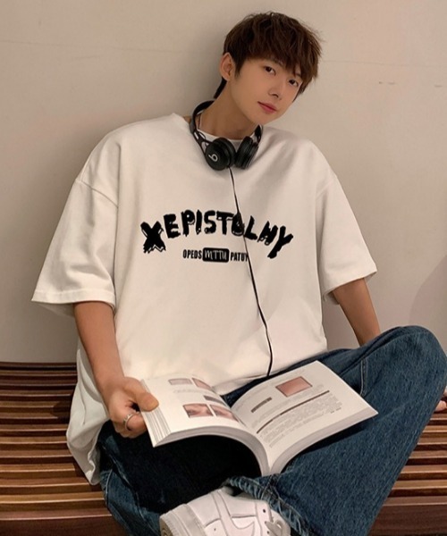 MGV(エムジーヴィー)の「シンプルプリントカットソー(Tシャツ/カットソー・メンズ・ホワイト/ブラック/グレー/ブルー・MEDIUM/LARGE/X-LARGE)」の5枚目の写真