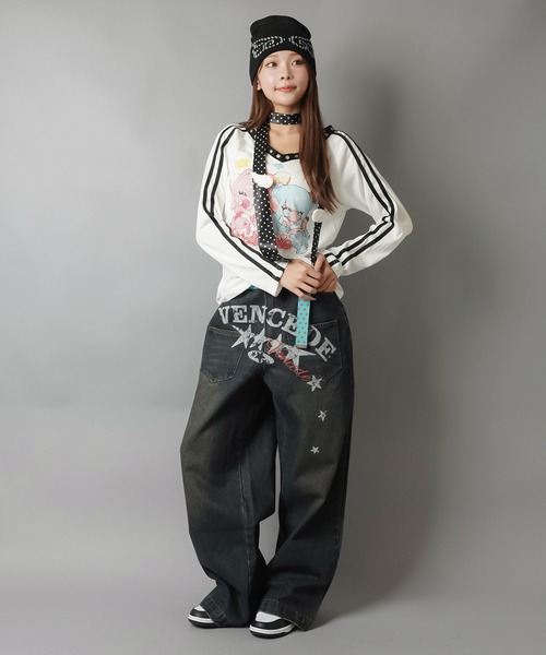 SPINNS（スピンズ）の「シンプルビーニー/ニット帽/羽根/ウイング/ウィッシュコア（ニットキャップ/ビーニー・レディース・ブラック/アイボリー・ONESIZE）」の19枚目の写真