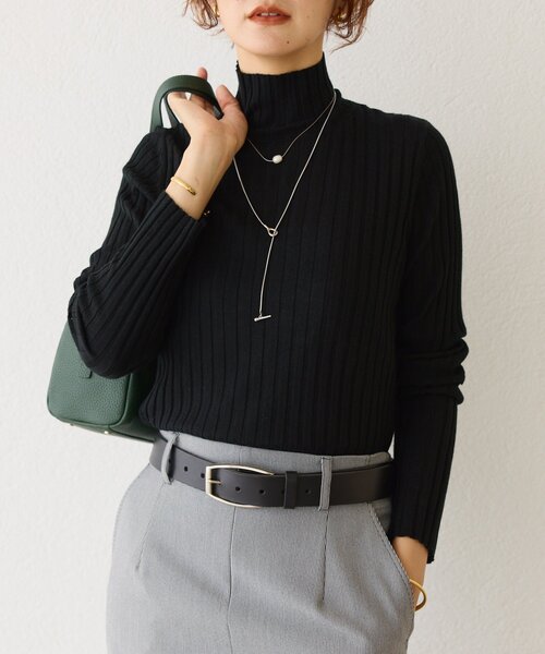 RIVE DROITE（リヴドロワ）の「【MONN.:. （モン）】ブランクバックルレザーベルト（ベルト・レディース・ブラック・FREE）」の3枚目の写真