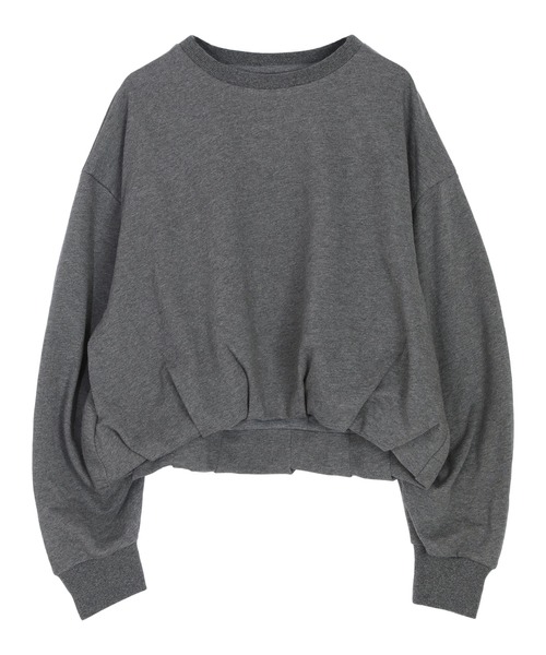 titivate（ティティベイト）の「ボリュームスリーブバルーンスウェットトップス（スウェット・レディース・チャコール/ネイビー/グレー/オフホワイト・M/L）」の20枚目の写真