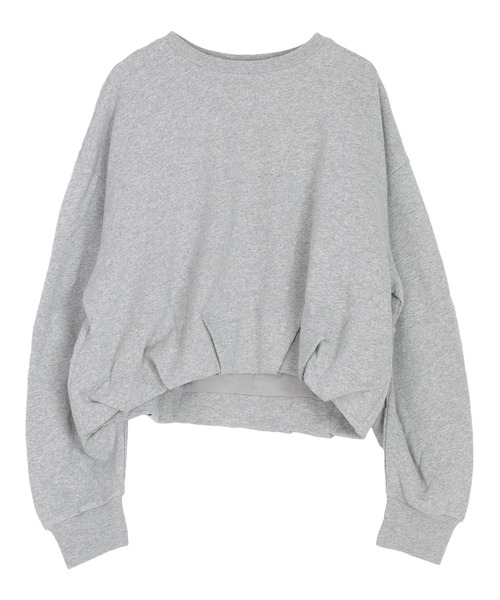 titivate（ティティベイト）の「ボリュームスリーブバルーンスウェットトップス（スウェット・レディース・チャコール/ネイビー/グレー/オフホワイト・M/L）」の19枚目の写真