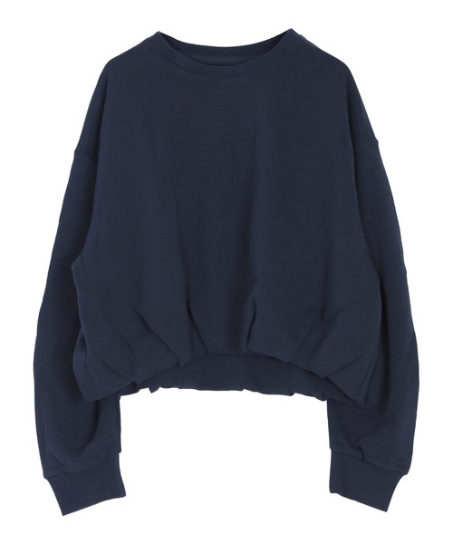 titivate（ティティベイト）の「ボリュームスリーブバルーンスウェットトップス（スウェット・レディース・チャコール/ネイビー/グレー/オフホワイト・M/L）」の21枚目の写真