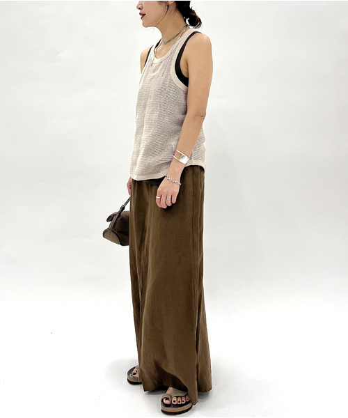 JOURNAL STANDARD(ジャーナルスタンダード)の「《追加》メッシュノースリーブ(タンクトップ・レディース・ベージュ/ブラック系その他・FREE)」の10枚目の写真