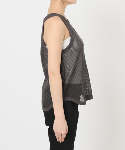 JOURNAL STANDARD(ジャーナルスタンダード)の「《追加》メッシュノースリーブ(タンクトップ・レディース・ベージュ/ブラック系その他・FREE)」の18枚目の写真