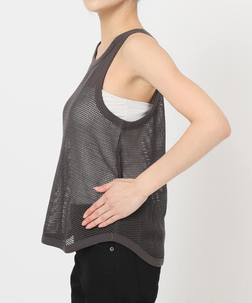 JOURNAL STANDARD(ジャーナルスタンダード)の「《追加》メッシュノースリーブ(タンクトップ・レディース・ベージュ/ブラック系その他・FREE)」の19枚目の写真