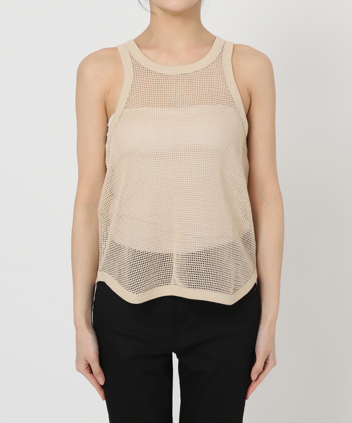 JOURNAL STANDARD(ジャーナルスタンダード)の「《追加》メッシュノースリーブ(タンクトップ・レディース・ベージュ/ブラック系その他・FREE)」の21枚目の写真