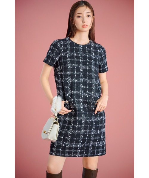 CELFORD（セルフォード）の「トリプルクロスフレアワンピース