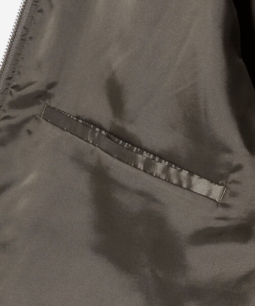 BEAUTY&YOUTH UNITED ARROWS（ビューティーアンドユースユナイテッドアローズ）の「【WEB限定 WARDROBE SMART】スエードライク リブ ブルゾン（ブルゾン・メンズ・ダークグレー/ブラック・L/M/S/XL）」の13枚目の写真