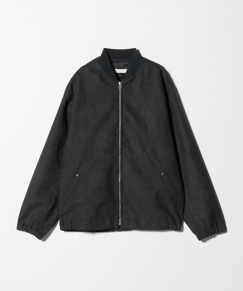 BEAUTY&YOUTH UNITED ARROWS（ビューティーアンドユースユナイテッドアローズ）の「【WEB限定 WARDROBE SMART】スエードライク リブ ブルゾン（ブルゾン・メンズ・ダークグレー/ブラック・L/M/S/XL）」の15枚目の写真