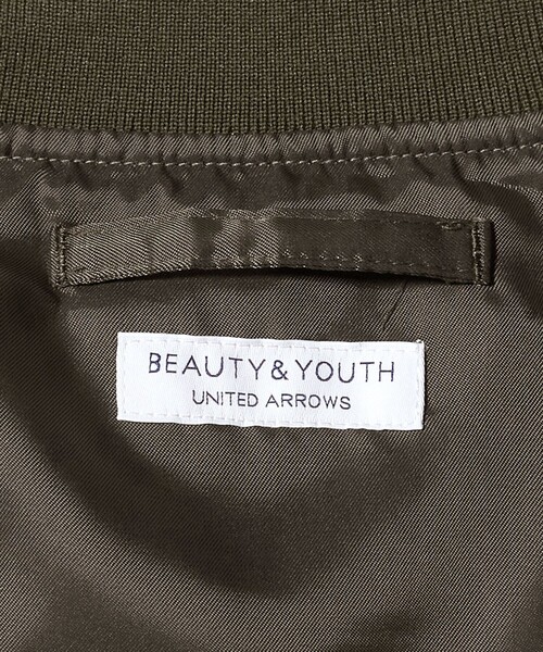 BEAUTY&YOUTH UNITED ARROWS（ビューティーアンドユースユナイテッドアローズ）の「【WEB限定 WARDROBE SMART】スエードライク リブ ブルゾン（ブルゾン・メンズ・ダークグレー/ブラック・L/M/S/XL）」の20枚目の写真