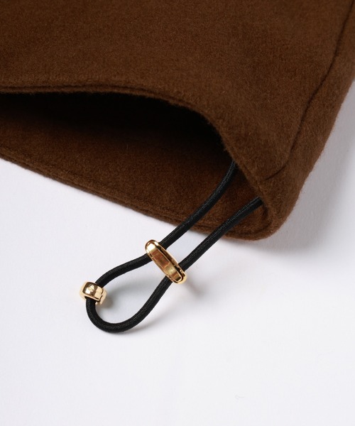 CULLNI(クルニ)の「Lamb Wool Melton Double Collar Zip Up Jacket(ブルゾン・メンズ・ブラウン/ブラック/ネイビー/グリーン・2/1/0)」の13枚目の写真