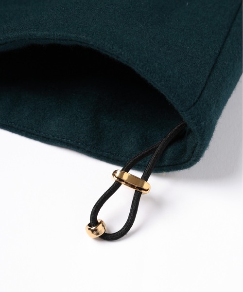 CULLNI(クルニ)の「Lamb Wool Melton Double Collar Zip Up Jacket(ブルゾン・メンズ・ブラウン/ブラック/ネイビー/グリーン・2/1/0)」の19枚目の写真