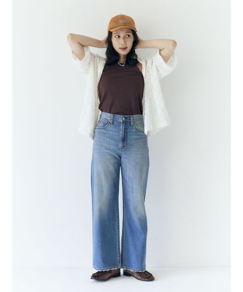 Ungrid(アングリッド)の「フェイクスウェードロゴキャップ(キャップ・レディース・ベージュ/ブラウン・FREE)」の13枚目の写真