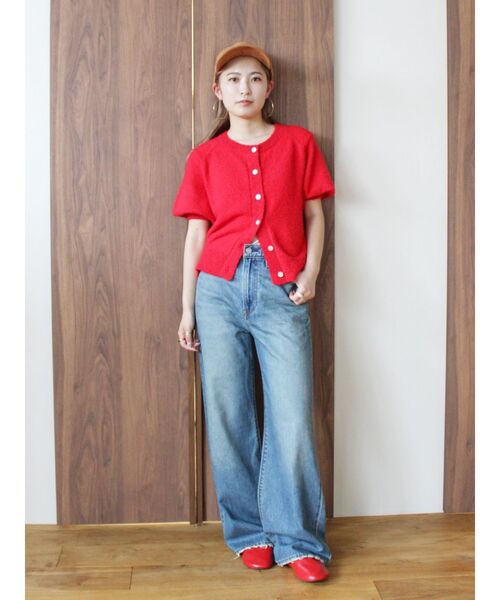 Ungrid(アングリッド)の「フェイクスウェードロゴキャップ(キャップ・レディース・ベージュ/ブラウン・FREE)」の14枚目の写真