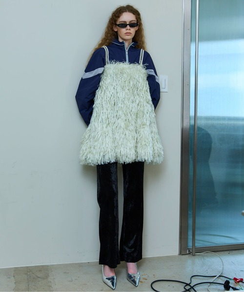 新品未使用maison special メゾンスペシャル フレアチュニック Feather Tunic/フェザーチュニック□セットアップ対応