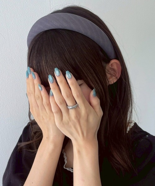 WEGO（ウィゴー）の「WEGO/アソートデザインカチューシャ（カチューシャ・レディース・ブルー/サックスブルー/ダークグレー/ホワイト・FREE）」の3枚目の写真