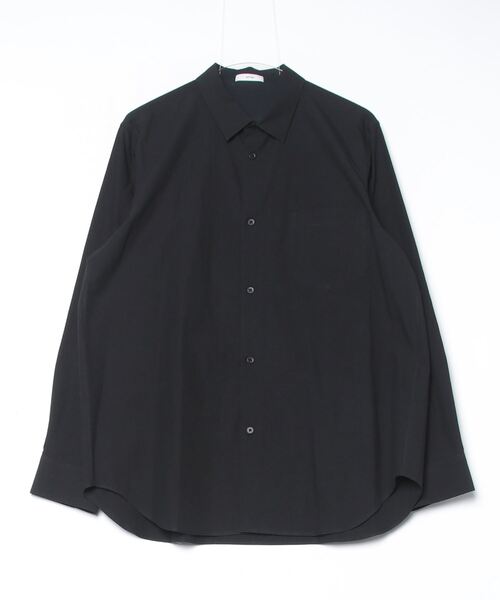 ATON(エイトン)の「【ATON】SUVIN BROAD STANDARD SHIRT(シャツ/ブラウス・メンズ・ブラック・4/6)」の1枚目の写真