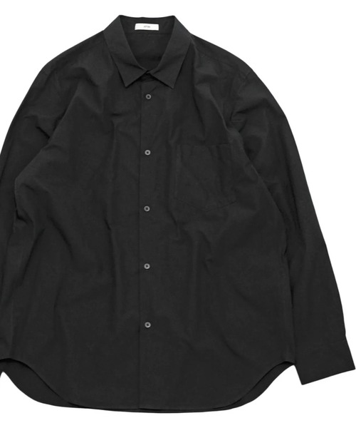 ATON(エイトン)の「【ATON】SUVIN BROAD STANDARD SHIRT(シャツ/ブラウス・メンズ・ブラック・4/6)」の3枚目の写真
