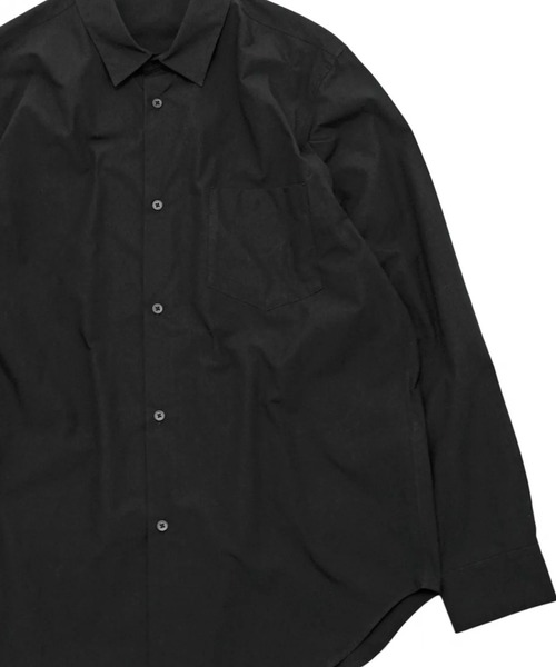 ATON(エイトン)の「【ATON】SUVIN BROAD STANDARD SHIRT(シャツ/ブラウス・メンズ・ブラック・4/6)」の5枚目の写真