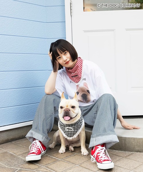 SPINNS（スピンズ）の「『THE DOG 第二弾』 バンダナ（バンダナ/スカーフ・レディース・ブラック/レッド・ONESIZE）」の12枚目の写真