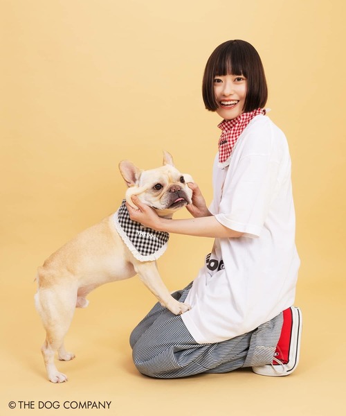 SPINNS（スピンズ）の「『THE DOG 第二弾』 バンダナ（バンダナ/スカーフ・レディース・ブラック/レッド・ONESIZE）」の5枚目の写真