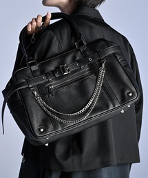 welise | welise×犬飼京 -ephemeral-　アーティフィシャルレザー モードギミックスクールバッグ(ショルダーバッグ)