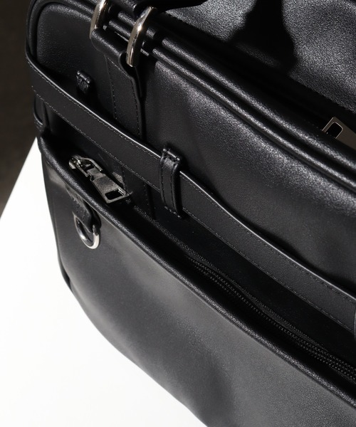 welise×犬飼京 バッグ 新品未使用 合成皮革 大容量 多収納 ブラック welise×犬飼京 -ephemeral- アーティフィシャルPUレザー モード