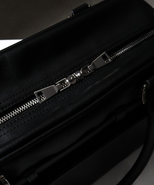 welise（ウェライズ）の「welise×犬飼京 -ephemeral-　アーティフィシャルPUレザー モードギミックスクールバッグ（ショルダーバッグ・メンズ・ブラック・FREE）」の19枚目の写真