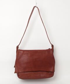 レザーショルダーバッグ　H 1203 MANO FECE マノフェス ブランド古着】レザーショルダーバッグ（ショルダーバッグ）｜H