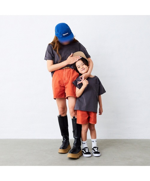 Fluffy BROTHERS(フラッフィーブラザーズ)の「サマーコールショートパンツ(その他パンツ・キッズ・オレンジ/オリーブ・90/100/110/120/80/130/140/150)」の9枚目の写真