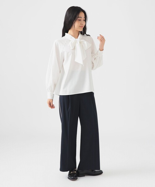 B:MING by BEAMS（ビーミングバイビームス）の「ライン パンツ（S～M）（スラックス・レディース・ネイビー/ライトグレー・SMALL/MEDIUM）」の17枚目の写真