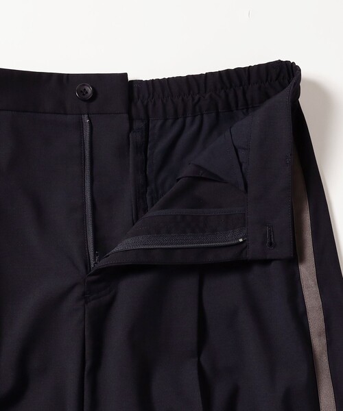 B:MING by BEAMS（ビーミングバイビームス）の「ライン パンツ（S～M）（スラックス・レディース・ネイビー/ライトグレー・SMALL/MEDIUM）」の22枚目の写真