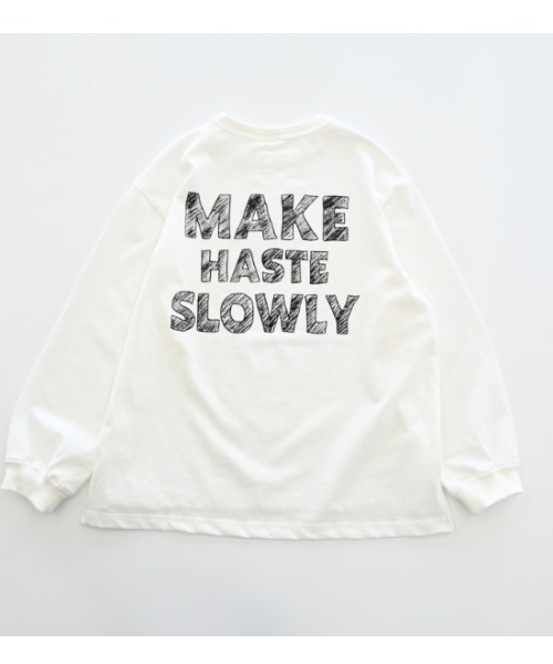 jeans-b（ジーンズベー）の「jeans-b/ジーンズベー MOUSE　ロングＴシャツ（Tシャツ/カットソー・キッズ・ベージュ/ブラック/オフホワイト・140cm/150cm/160cm/130cm）」の16枚目の写真