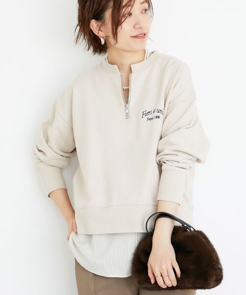 le.coeur blanc（ルクールブラン）の「ストライプレイヤータンク（タンクトップ・レディース・ベージュ系その他2/ホワイト系その他・38）」の4枚目の写真