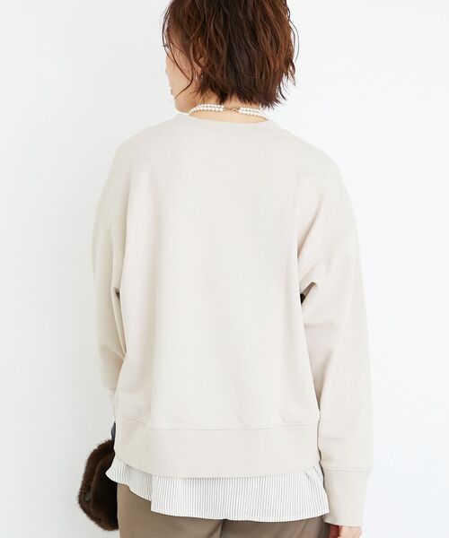 le.coeur blanc（ルクールブラン）の「ストライプレイヤータンク（タンクトップ・レディース・ベージュ系その他2/ホワイト系その他・38）」の5枚目の写真